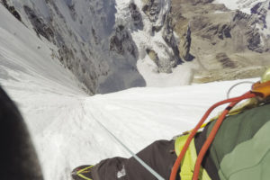 During the second day on the wall. © Hansjörg Auer / The North Face